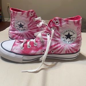 tie dye pink converse